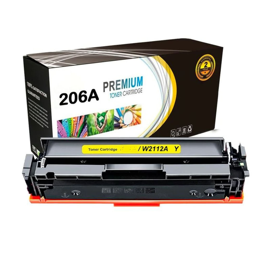Toner HP 206A Yellow Compatible W2113A M255 M283fdw 1250pgs