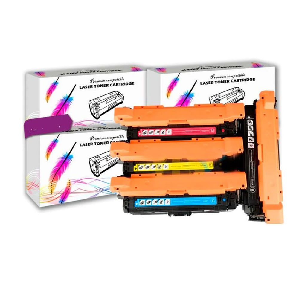 Kit de Toner HP Compatible 213X Negro y Colores 6700 con CHIP