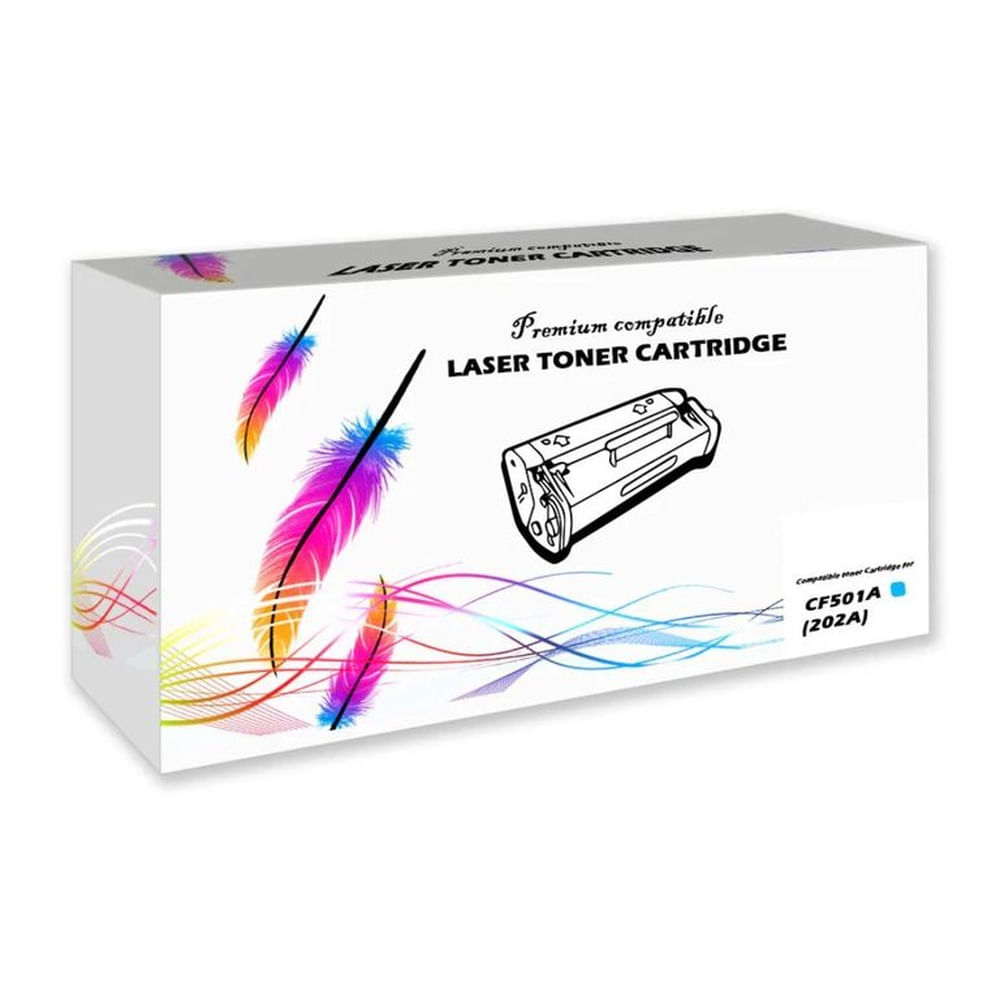 Toner Compatible 202A Cyan HP CF501A Para M254 MFP M280 M281