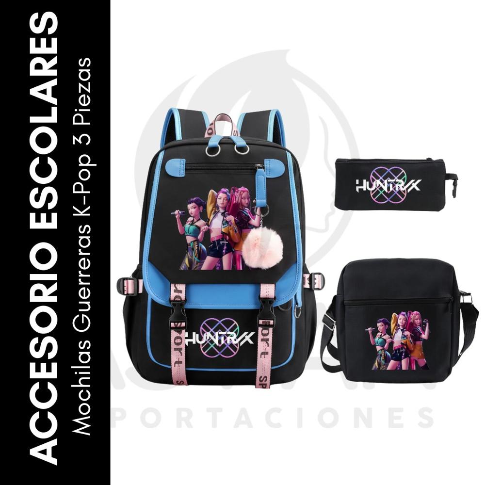 Mochilas Guerreras K-Pop 3 Piezas Mochilas Guerreras K-Pop 3 Piezas