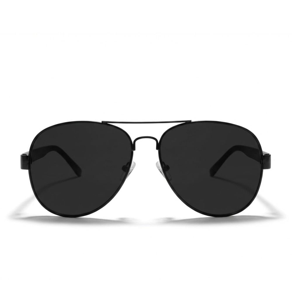 Lentes de Sol Aviador en Negro Unisex Lentes de Sol Aviador en Negro Unisex