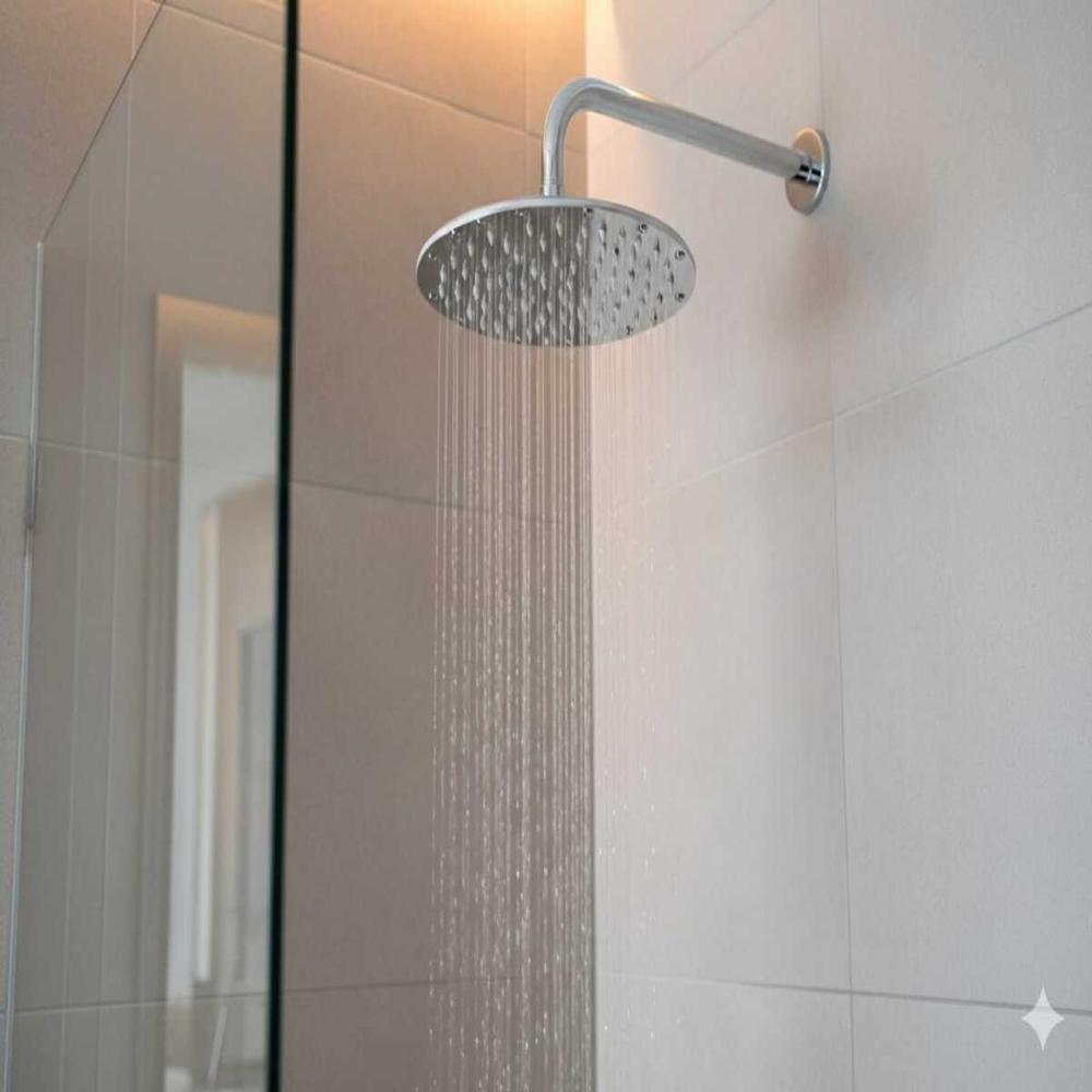 DUCHA ESPAÑOLA 8 PULGADAS REDONDA CON BRAZO