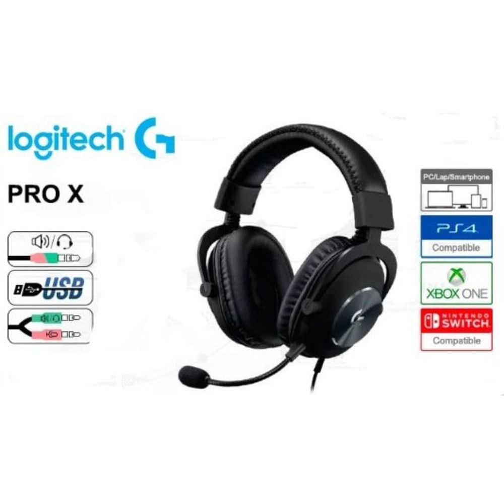 AUDIFONO CMICROF LOGITECH G PRO X BLACK