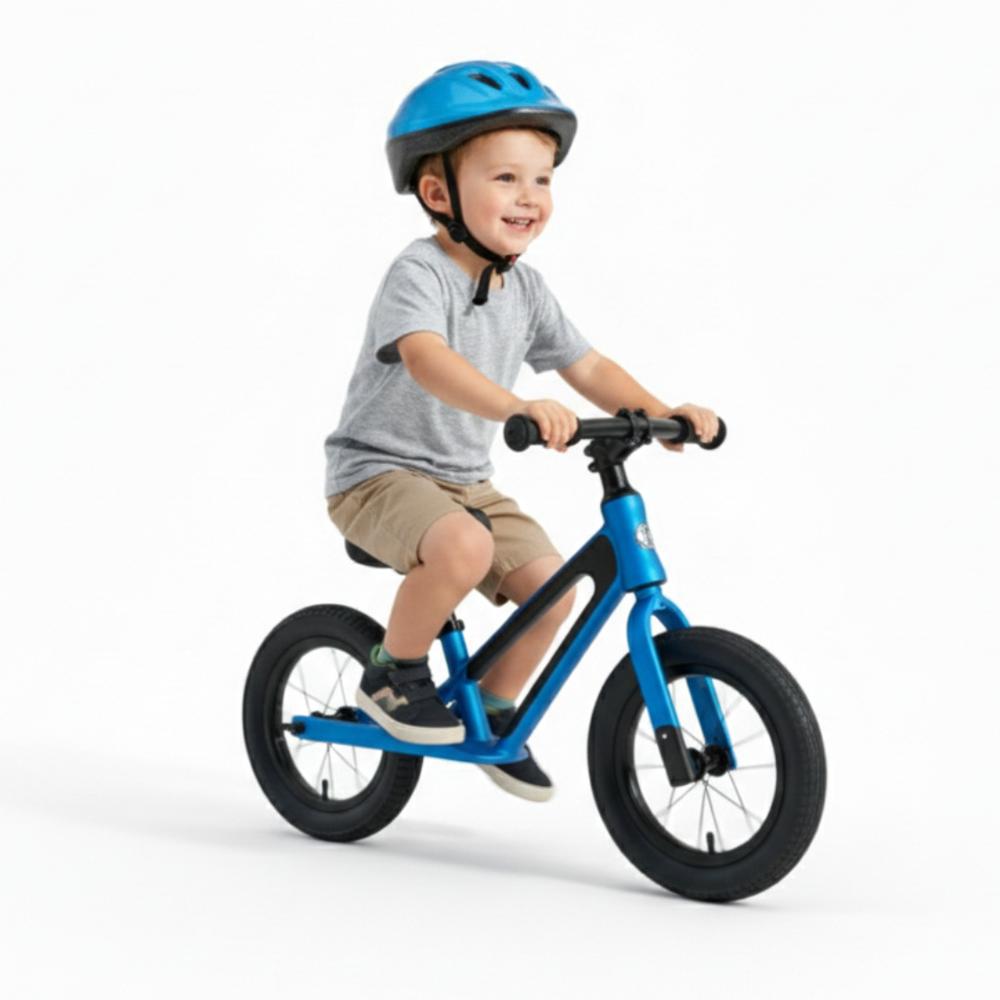 Bicicleta de Equilibrio para Niños y Niñas Pedales Azul Bicicleta de Equilibrio para Niños y Niñas Pedales Azul