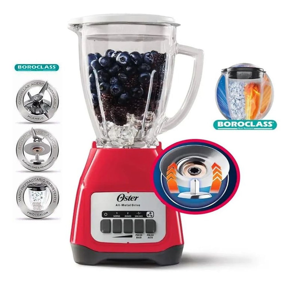 Licuadora Oster 2 Velocidades + Pulsador BLSTKAGVPB-053 Sandia