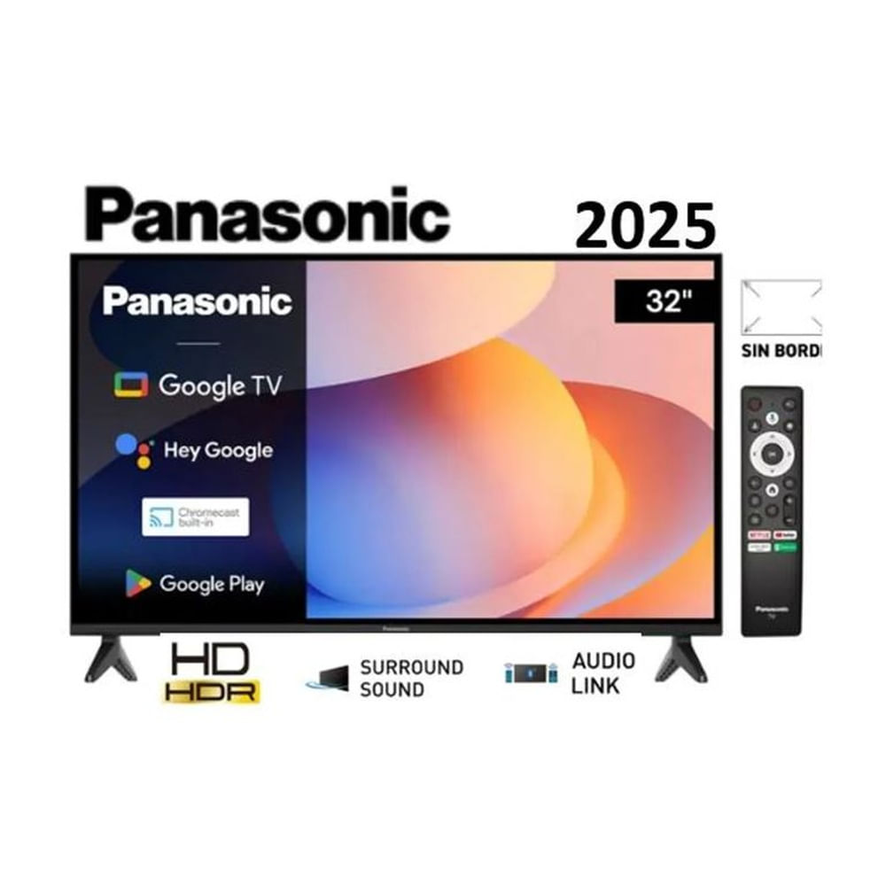 Televisor 32 Led HD Panasonic TC-32NS600P 2025 Negro Televisor 32 Led HD Panasonic TC-32NS600P 2025 Negro