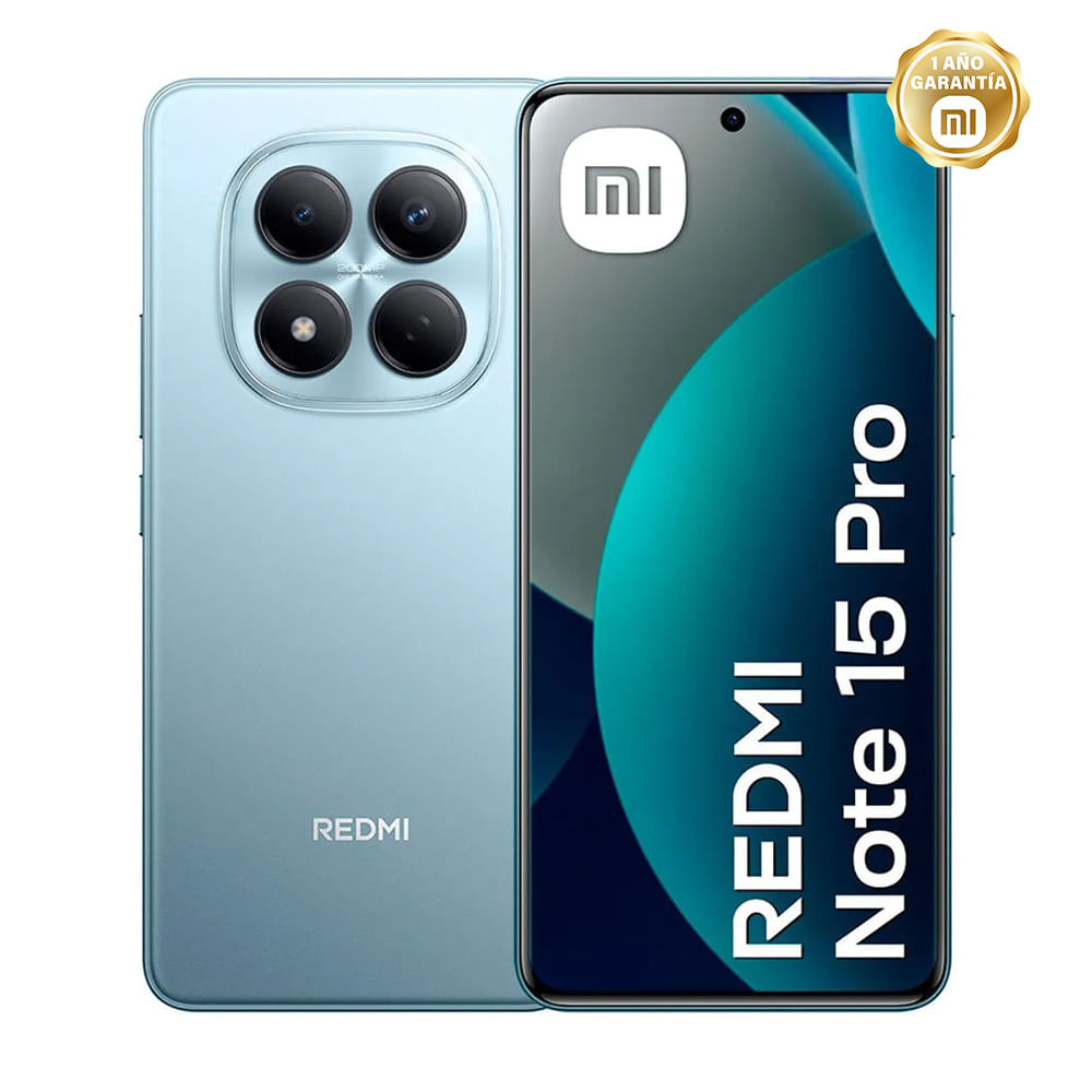 Celular Xiaomi Redmi Note 15 Pro 4G 8GB - 256GB Azul 6500mAh