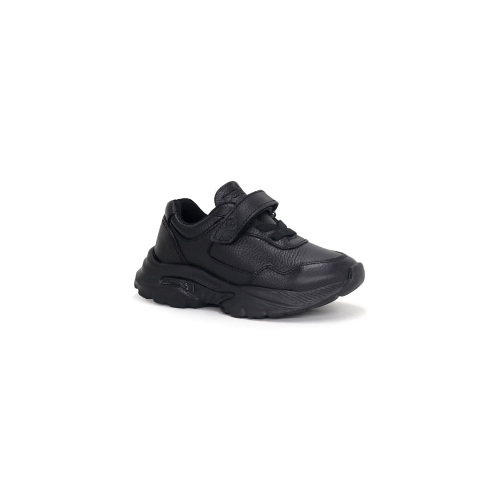 Zapatillas Escolares Cuero JA25-CG825IF NEGRO 24
