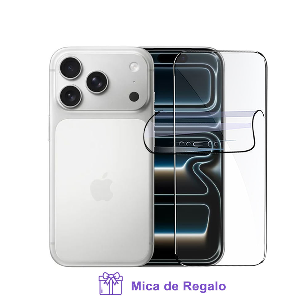 iPhone 17 Pro Max 512Gb eSIM Plata con Mica Hidrogel