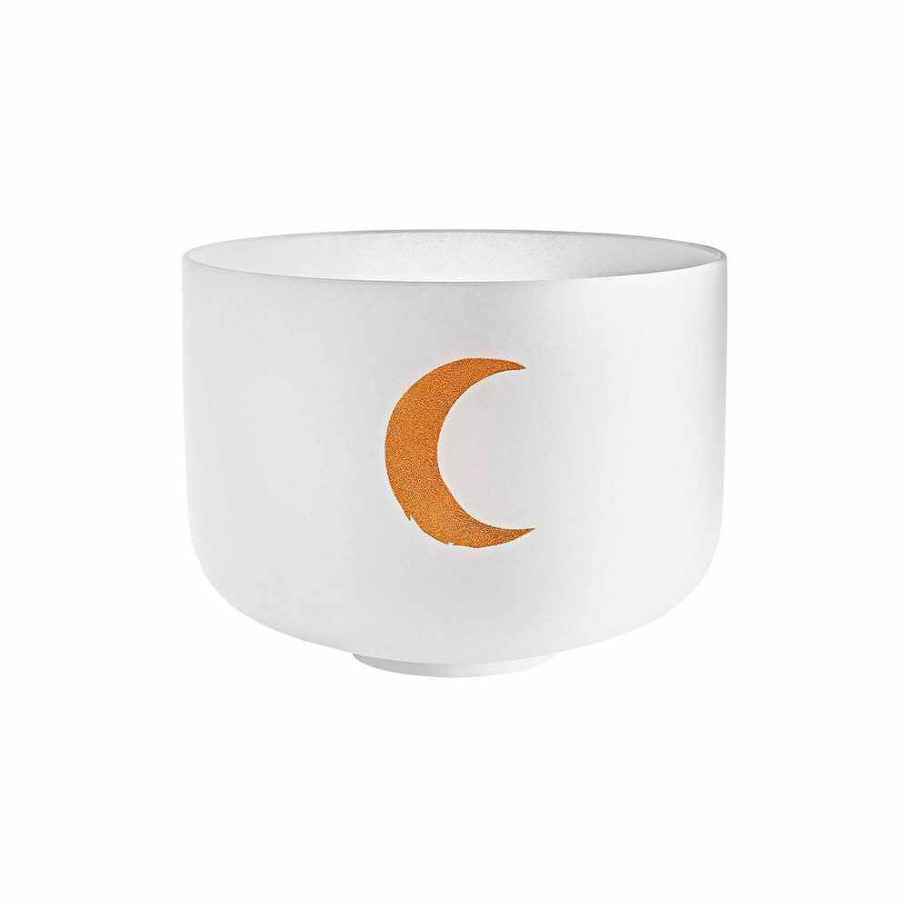 CUENCO DE CUARZO PLANETARIO LUNA SINÓDICA MEINL SONIC ENERGY PCSB12MSY BLANCO