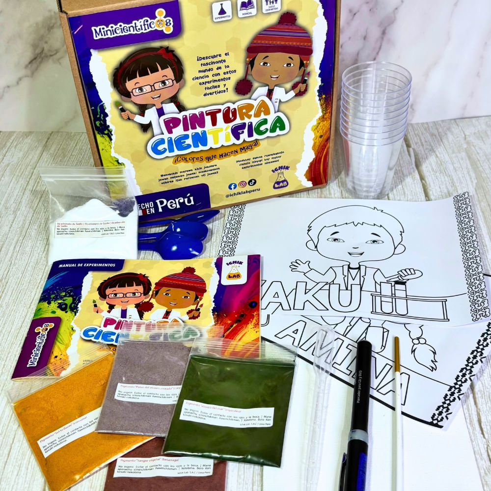 Kit de ciencias Pintura Científica