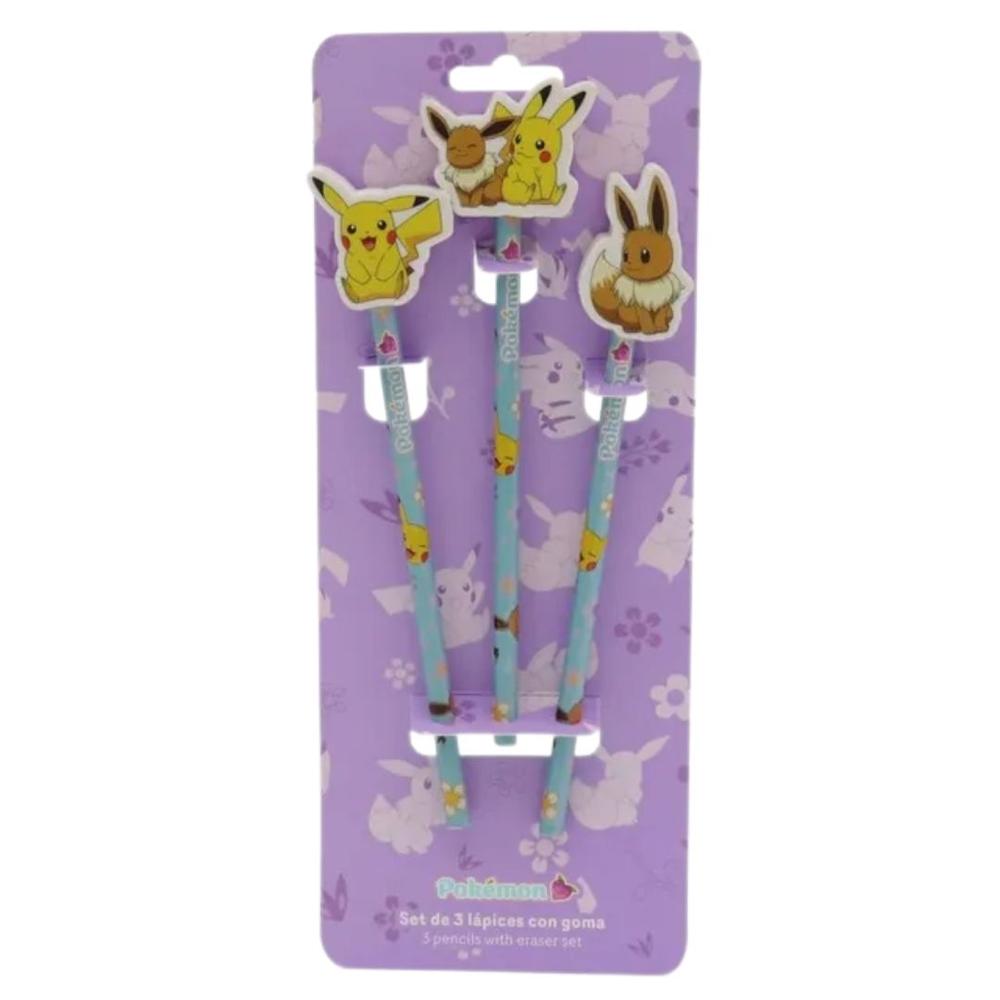 Set Escolar de Lapices Pokemon x3 Set Escolar de Lapices Pokemon x3