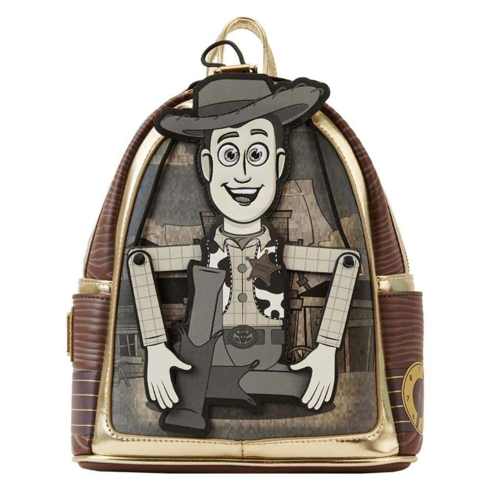 Mini Mochila Loungefly Toy Story Woody Sepia Mini Mochila Loungefly Toy Story Woody Sepia
