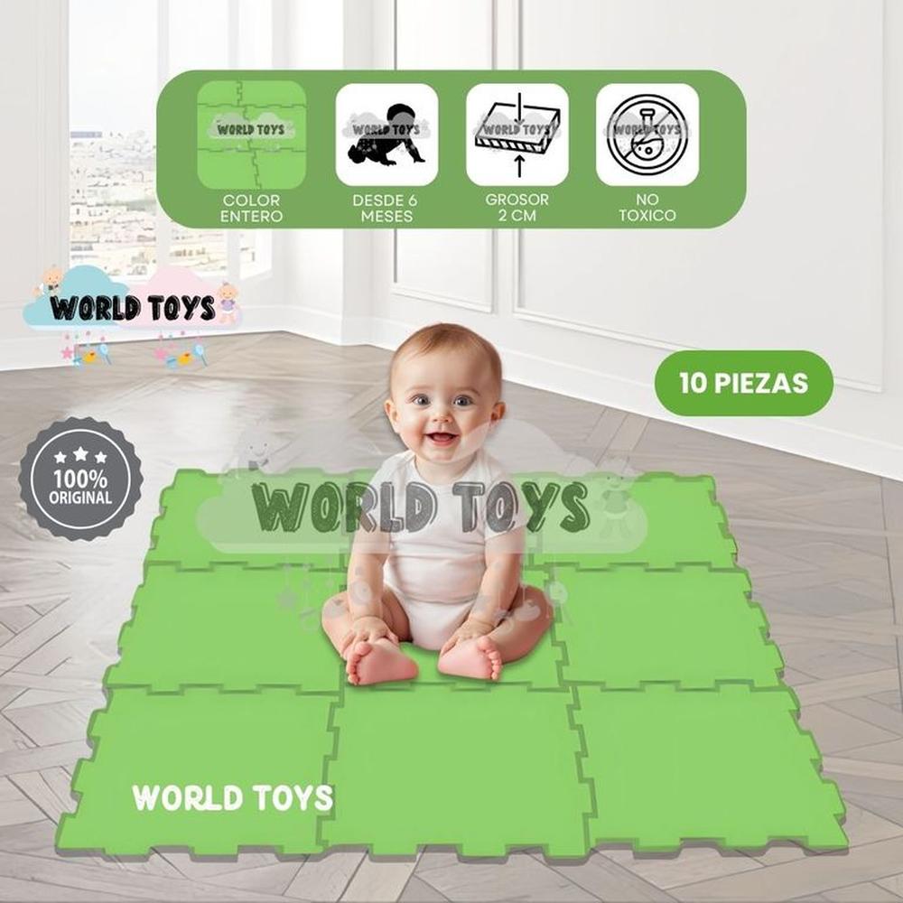 Piso Rompecabezas COLOR FLOOR PLUS 2.0 Green