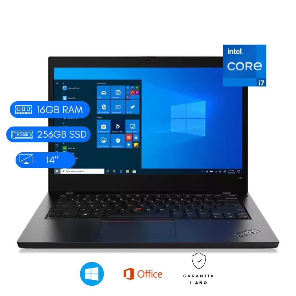 LENOVO THINKPAD LAPTOP seminueva L14 CI7 11VA -16GB DDRR4- 256 M.2- 14 Pulgadas
