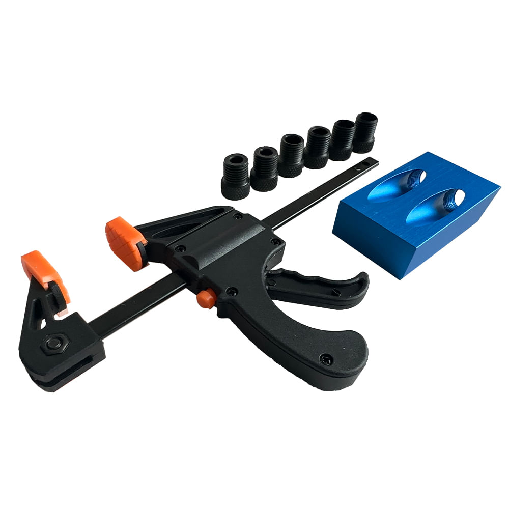 SET 8 PIEZAS PARA AGUJERO INCLINADO 15° - HEA TOOLS