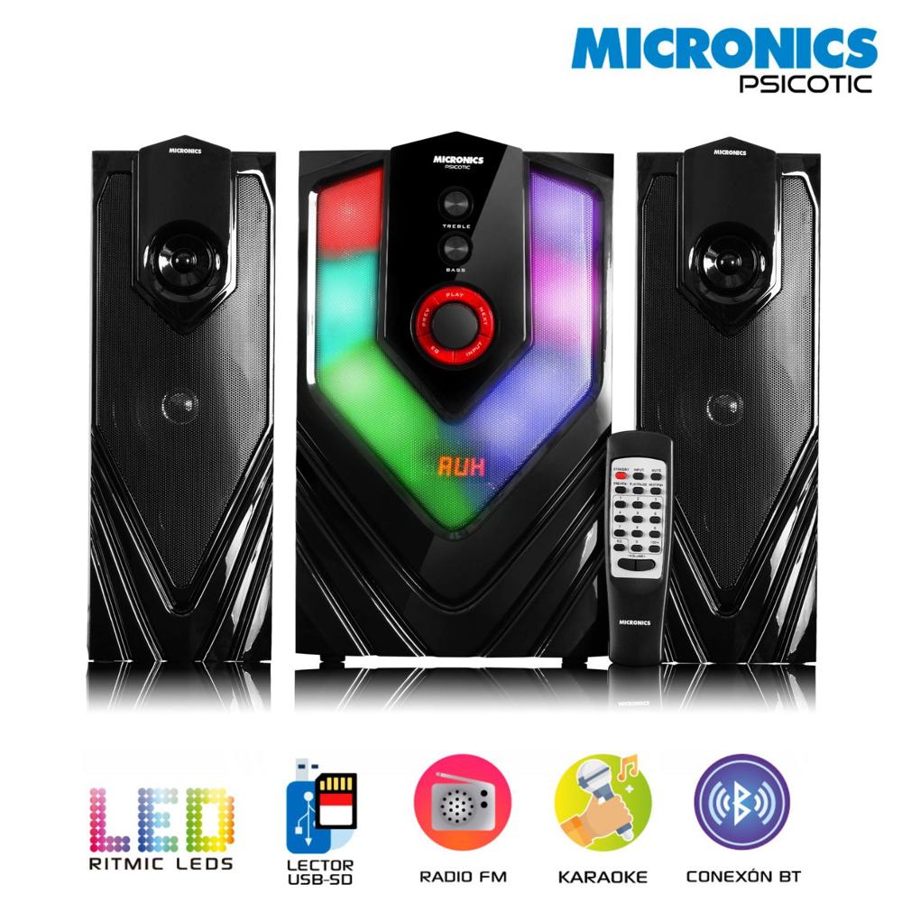 Equipo de Audio Micronics MIC S7005KTV BT USB SD Ritmic LED Karaoke