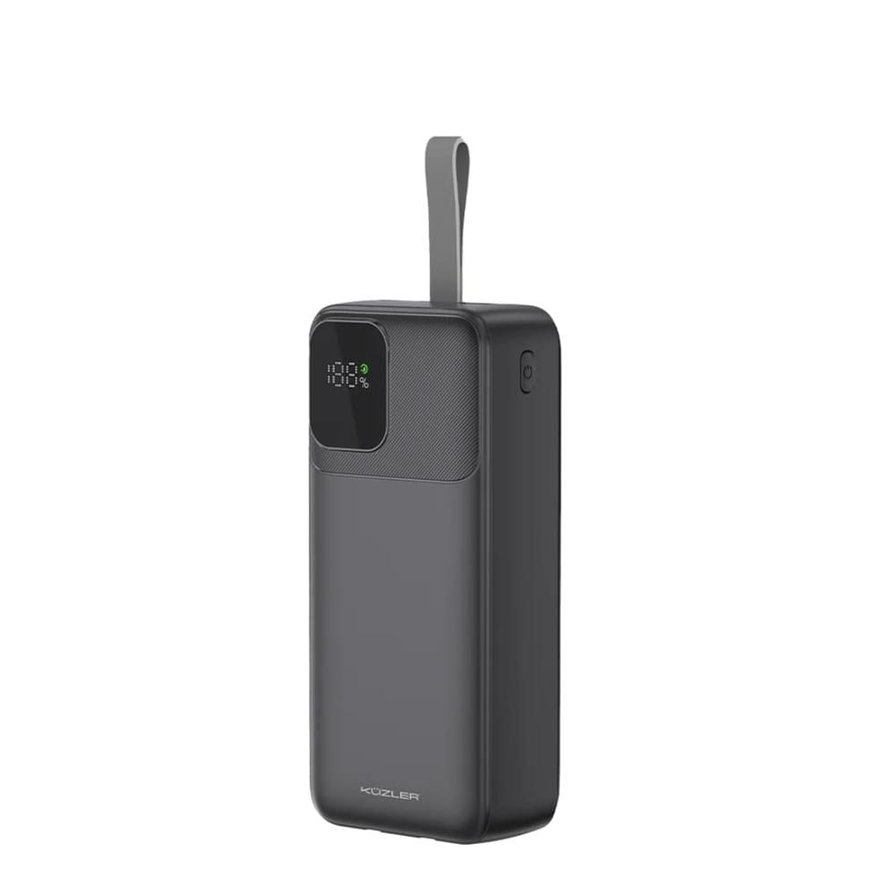 Power Bank 30000mAh Kuzler Cargador Portátil Súper Rápido 22W con Cables Integrados