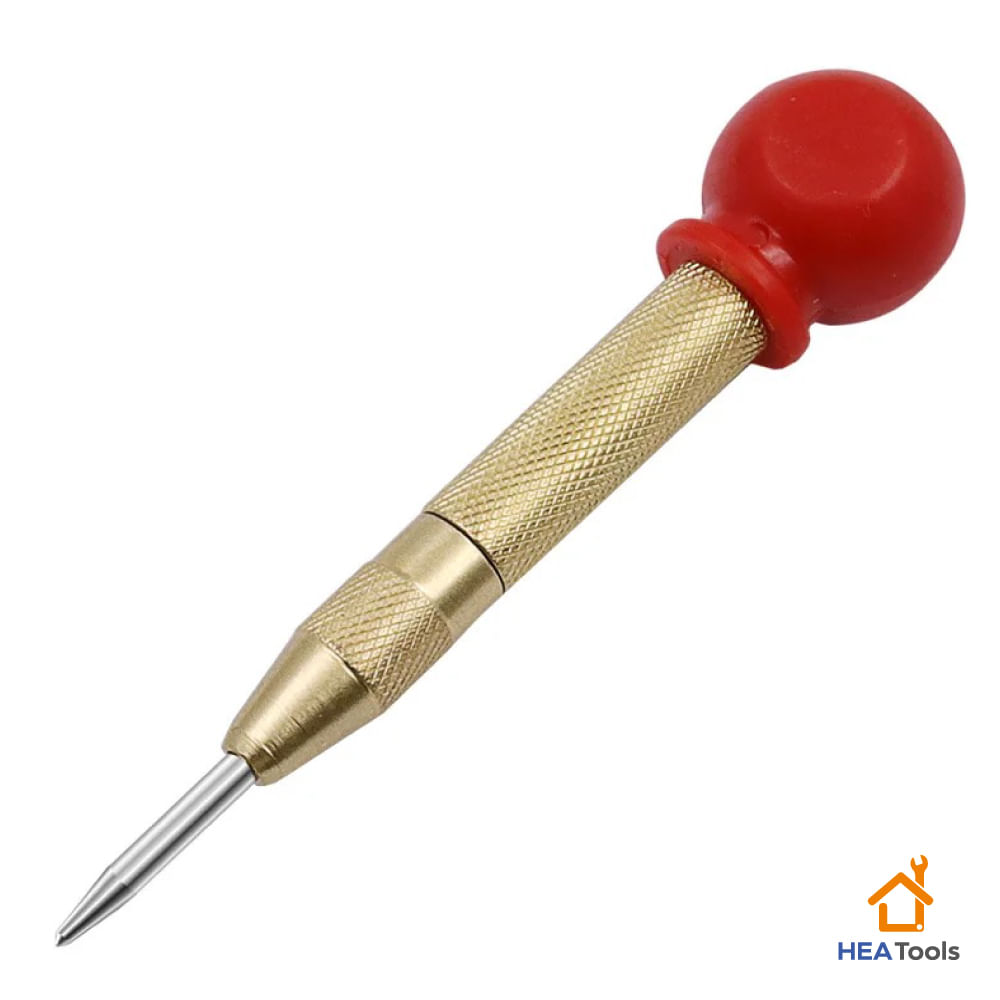 PUNZÓN AUTOMÁTICO 128M DORADO CON EMPUÑADURA ROJA PUNZÓN AUTOMÁTICO 128M DORADO CON EMPUÑADURA ROJA