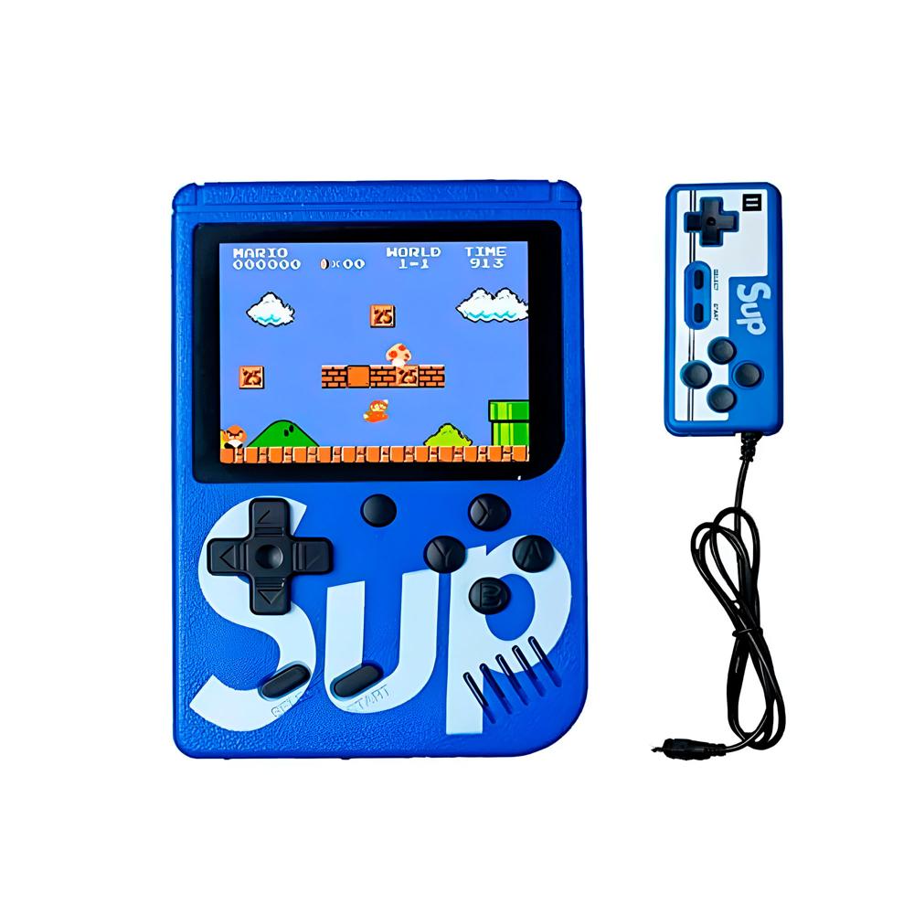 Mini Consola de 400 Videojuegos Portátil Azul Mini Consola de 400 Videojuegos Portátil Azul
