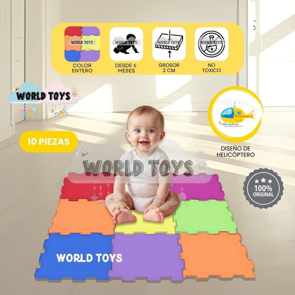 Piso Rompecabezas COLOR FLOOR PLUS 2.0 Color Full