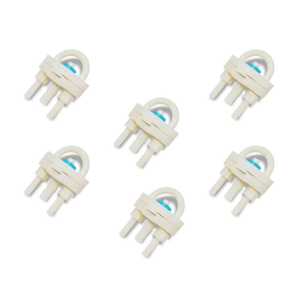 PACK X6 CONECTOR LLAVE DE PASO PARA TUBO BEBEDERO PLASON