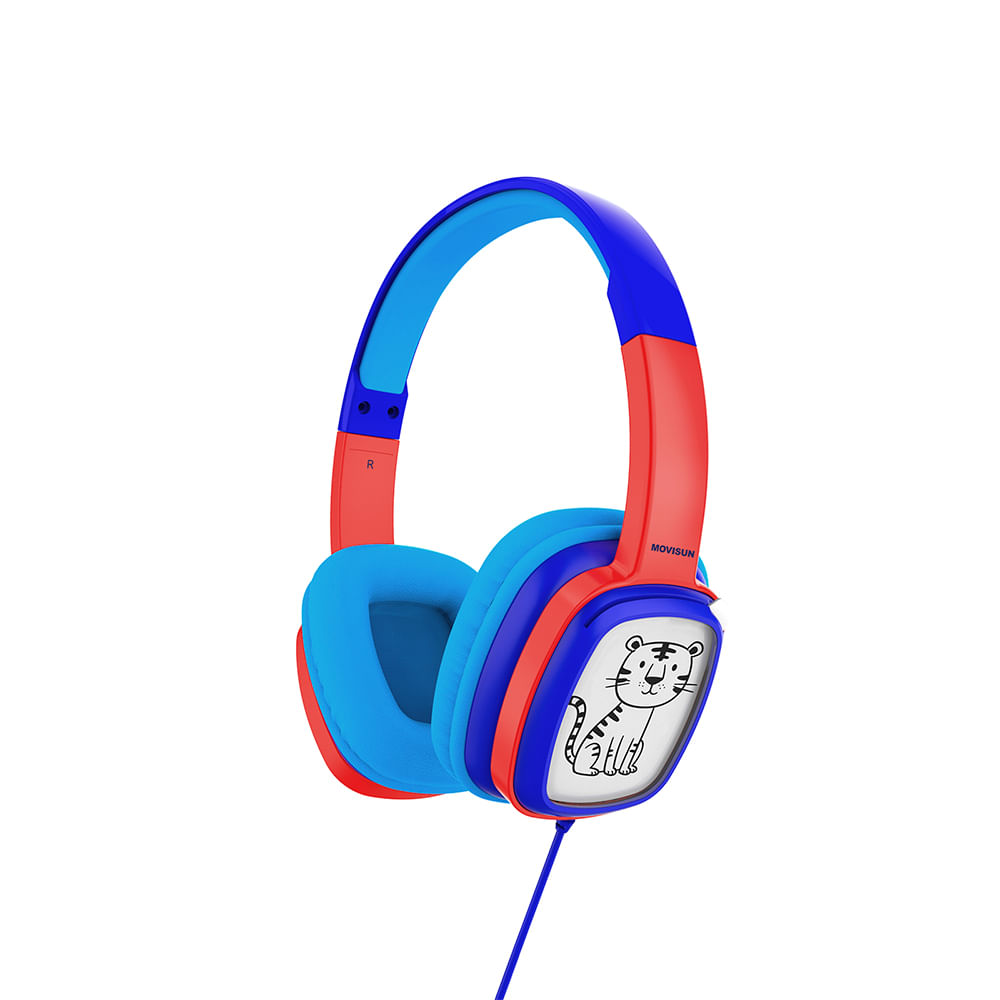Audífonos Para Niños MOVISUN URBAN KIDS2 AZUL con Volumen Seguro Audífonos Para Niños MOVISUN URBAN KIDS2 AZUL con Volumen Seguro