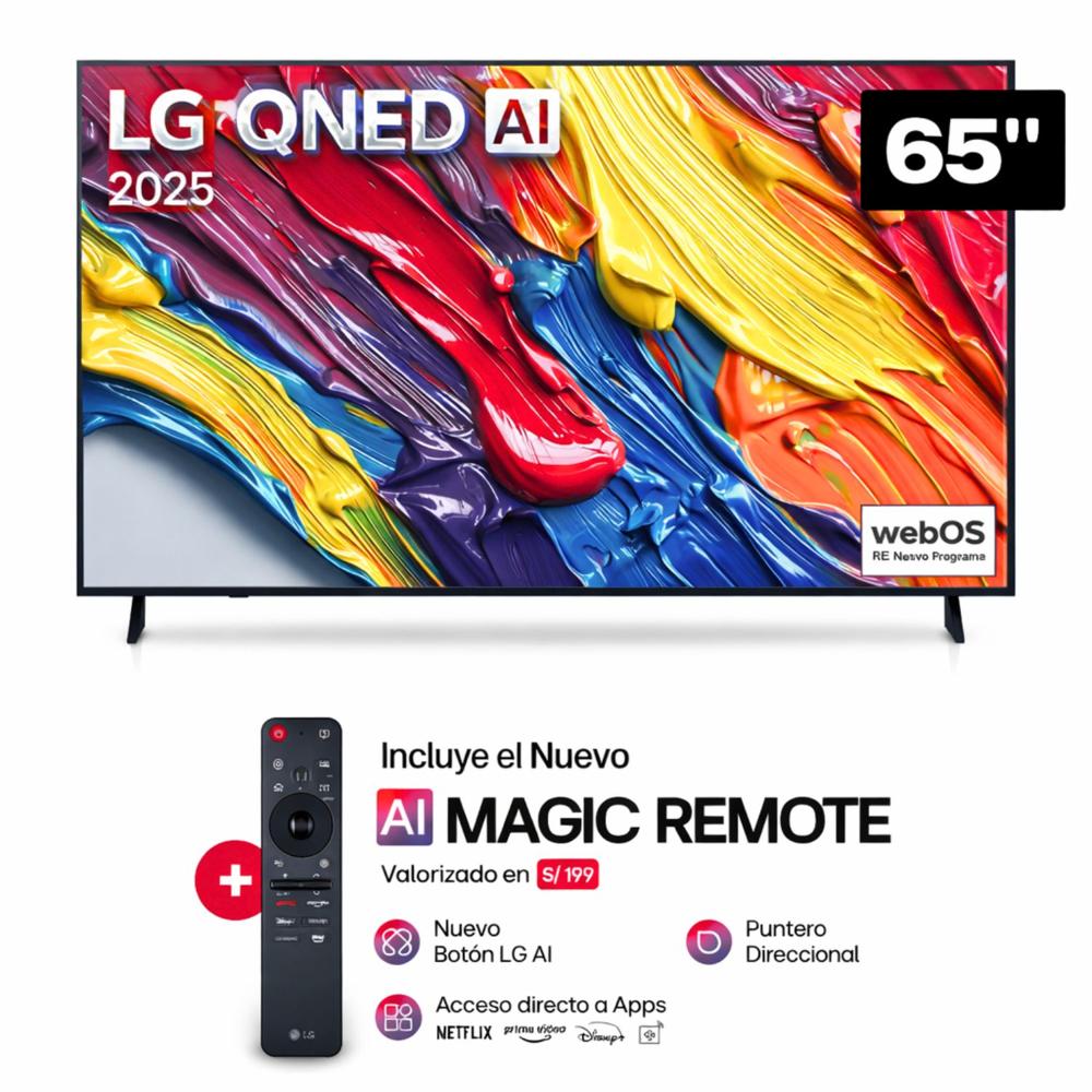 Televisor LG 65 QNED 4k ThinQ AI 65QNED82ASG