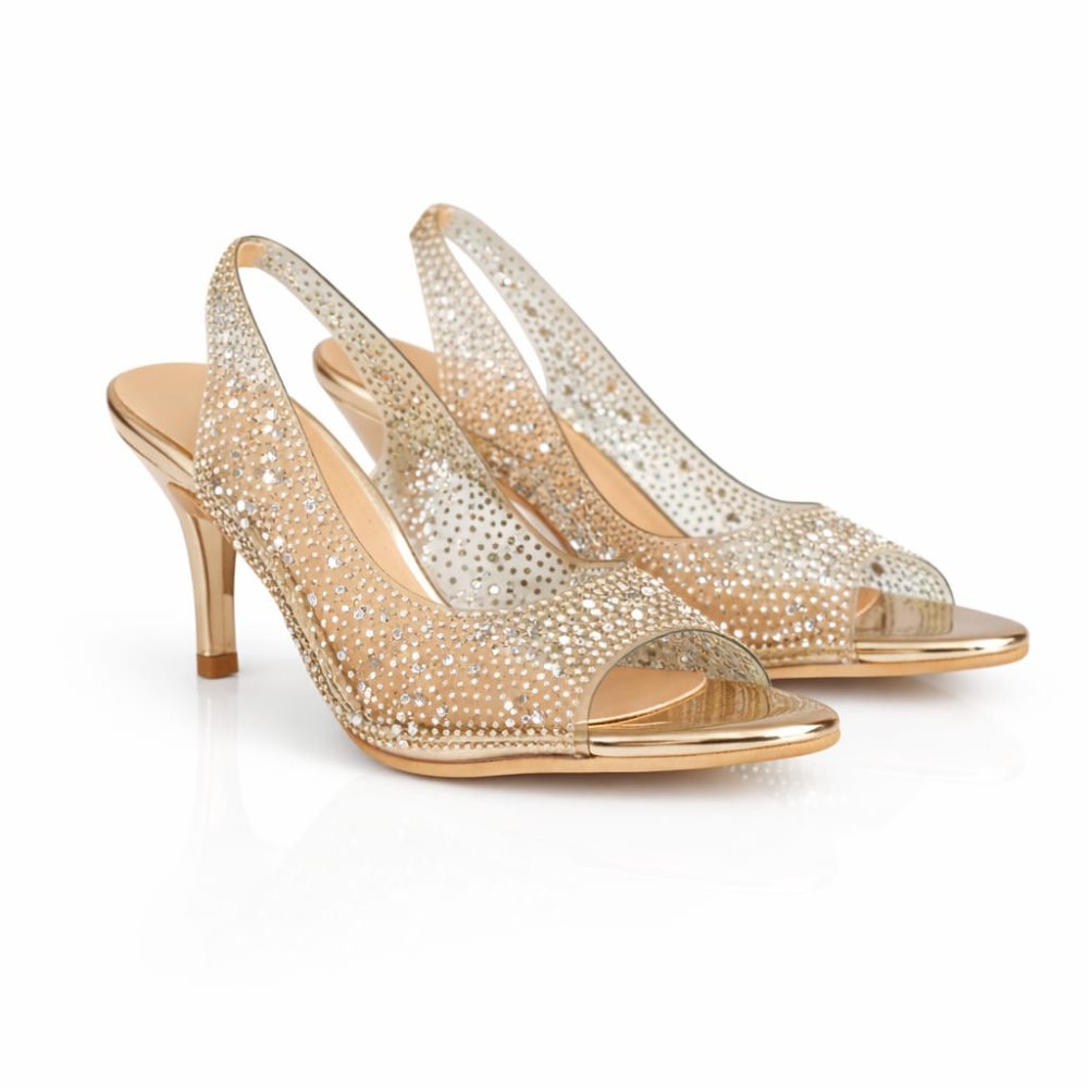 Zapato Fantasía Cobre Taco 7 - Talla 36