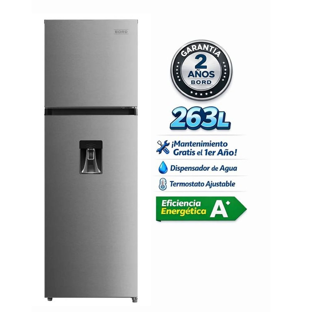 Refrigeradora Bord 263LT REINV263NFSD-M