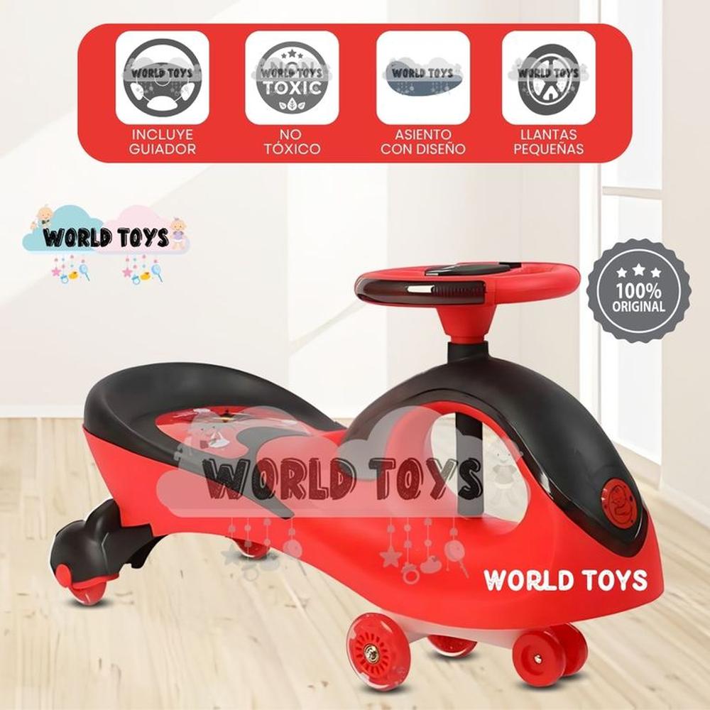 Correpasillo Twist Car con Luces WHALL de Lujo Red