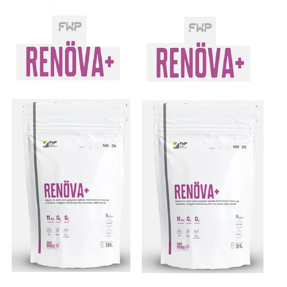 Renova Colágeno Hidrolizado Con Biopéptido Activos Berries Doypack X 2 unidades