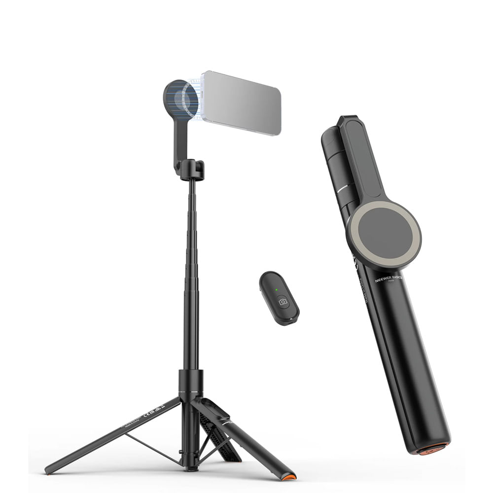 Soporte 3 en 1 magnético Neewer PA989 selfie stick trípode de piso y mini trípode