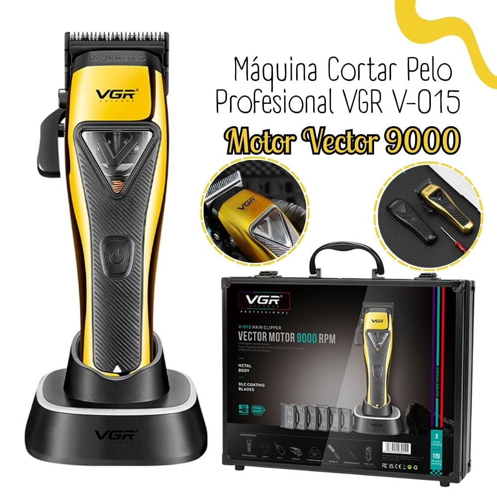 Máquina Cortar Pelo Profesional Motor Vector 9000 VGR V-015