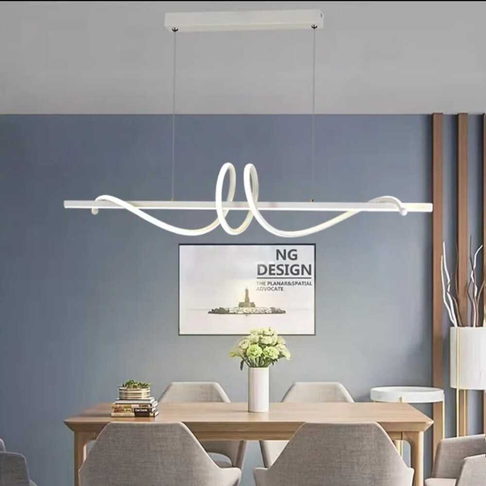 Lámpara de techo led spiral 3 luces con control