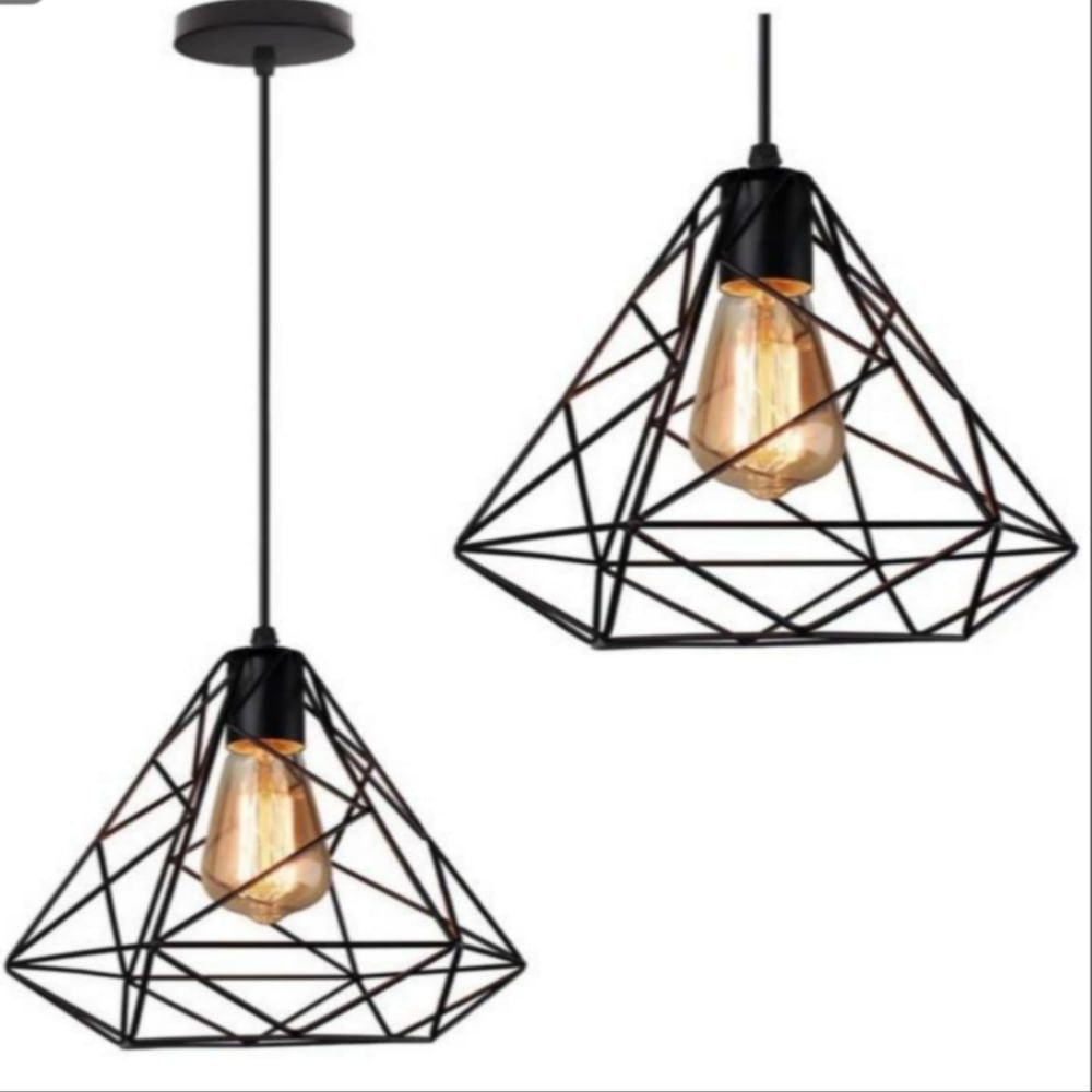 Lampara diamante negro incluye foco