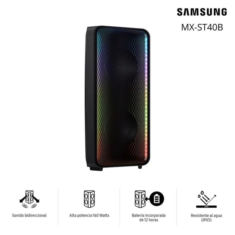 Parlante Samsung Bluetooth 160W MX-ST40BPE