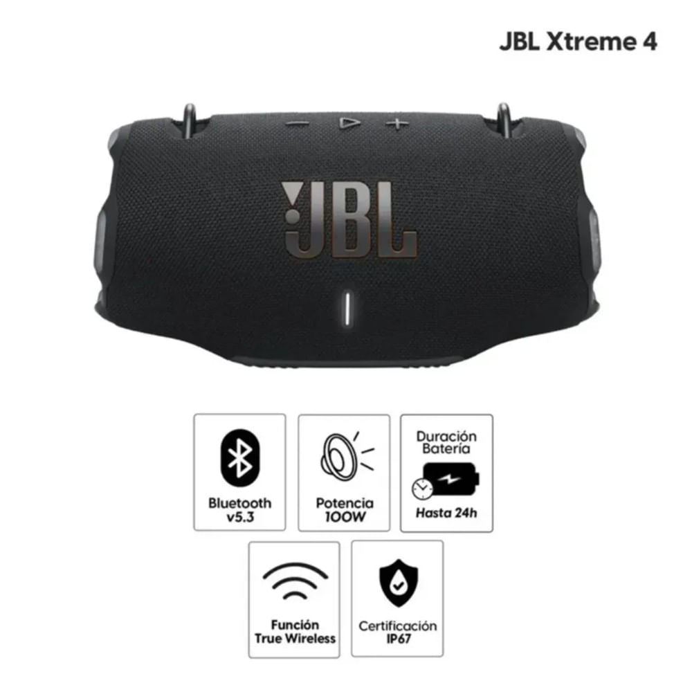 Parlante JBL XTREME 4 - Negro