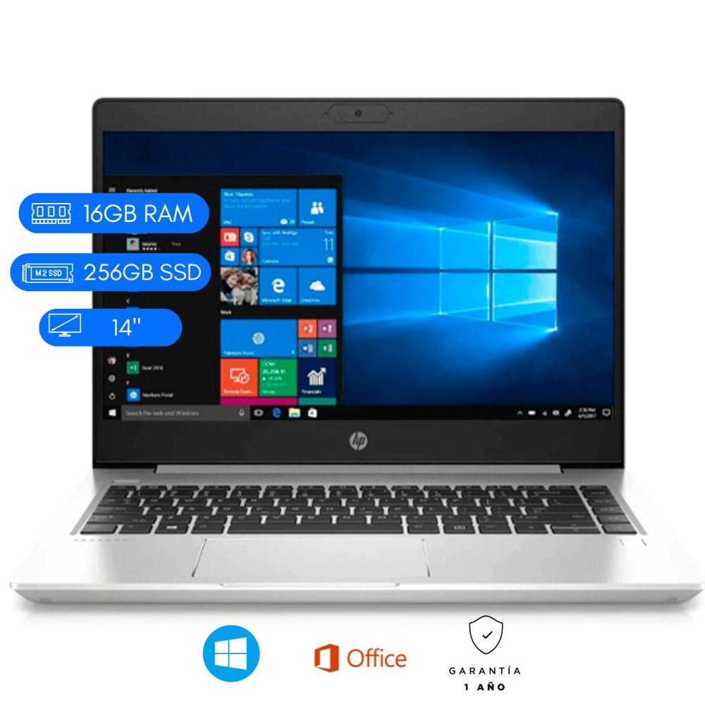 LAPTOP REACONDICIONADA HP 440 G7 CORE I7 10MA 16GB DDR4 256 M.2 PANTALLA 14