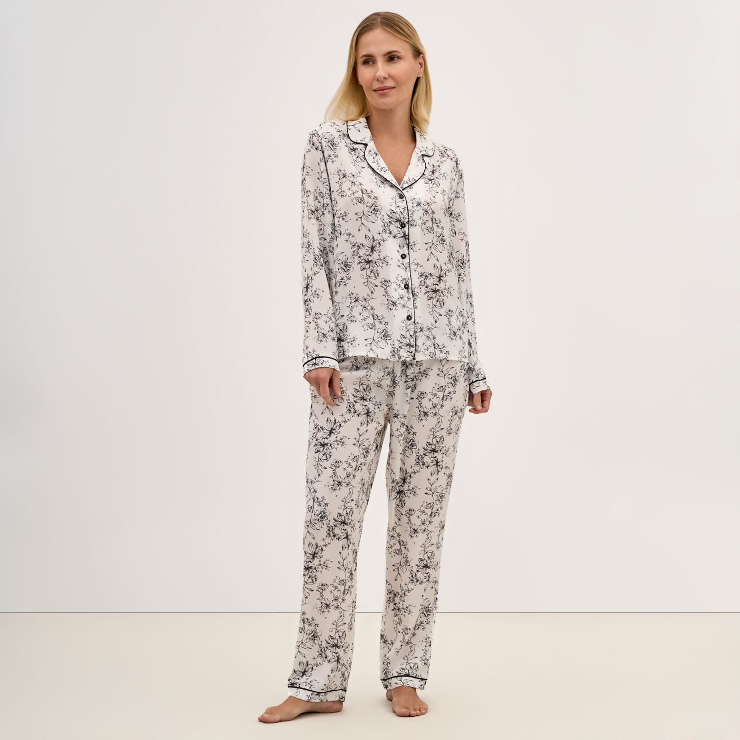 Pijama Mujer Camisera Satin Zafin