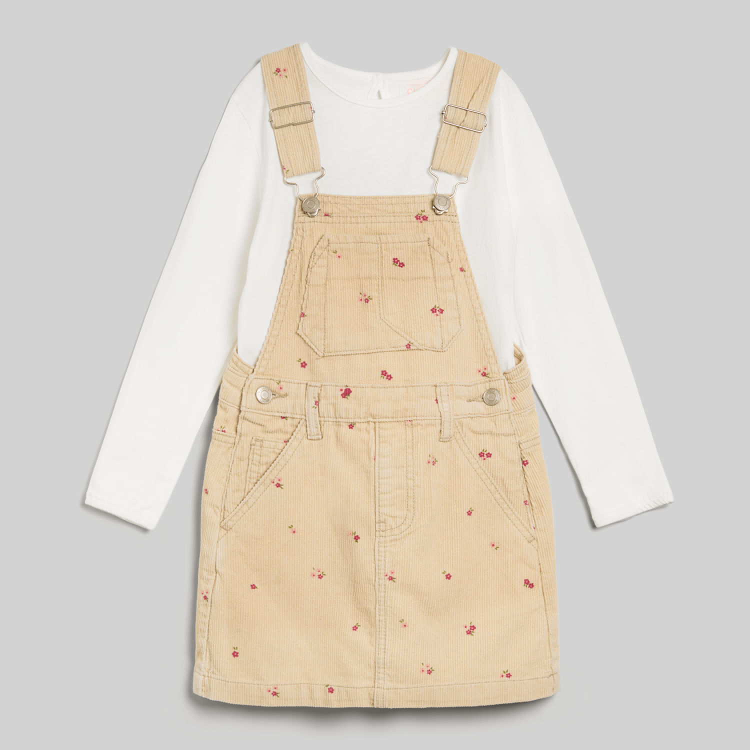 Conjunto Para Niña Corduroy Print Circus