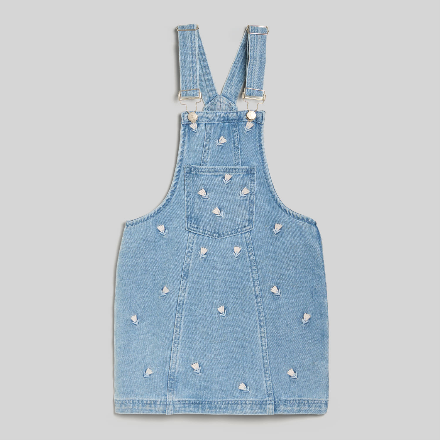 Vestido Jumper Para Niña Denim Full Bord Circus
