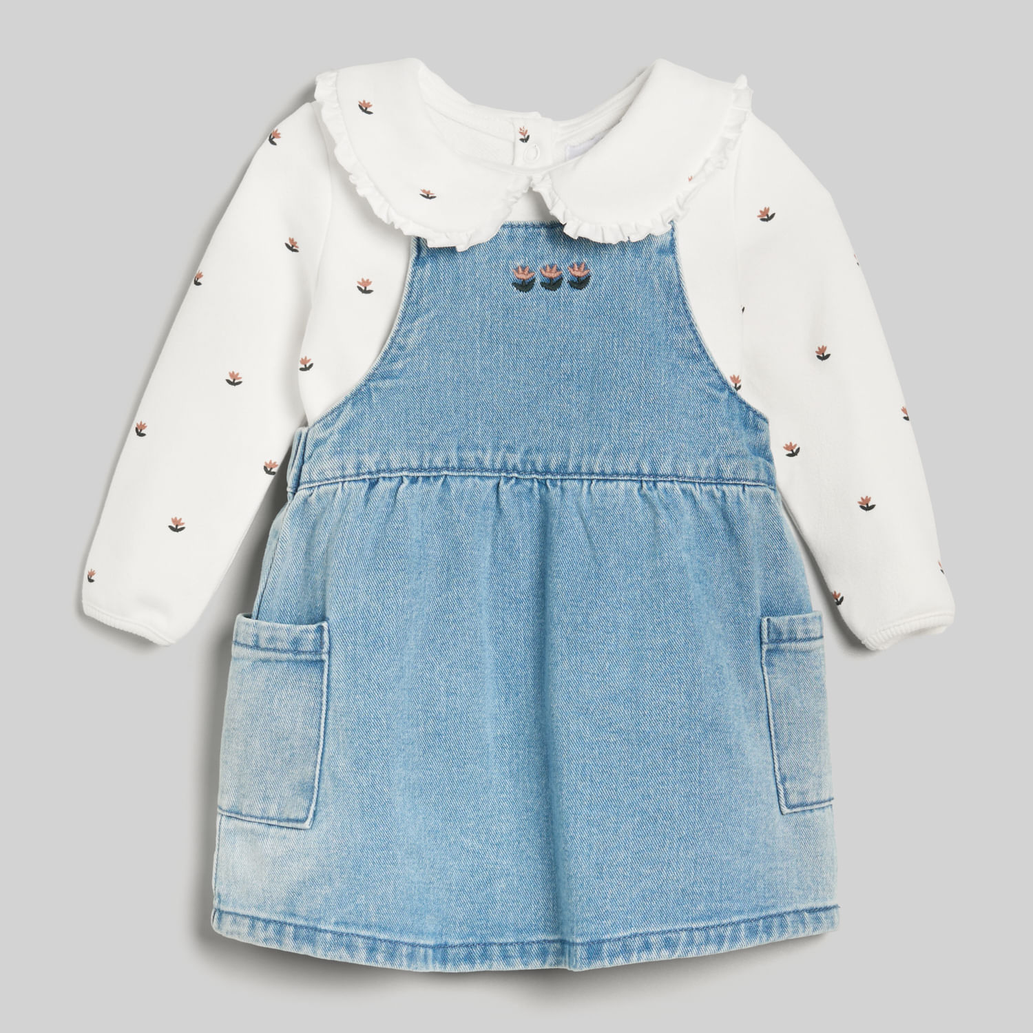 Conjunto Para Bebe Niña L Denim Baby Circus