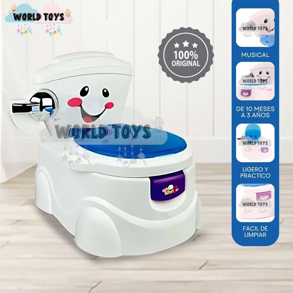 Baño Interactivo para Niños WC TOY Blue