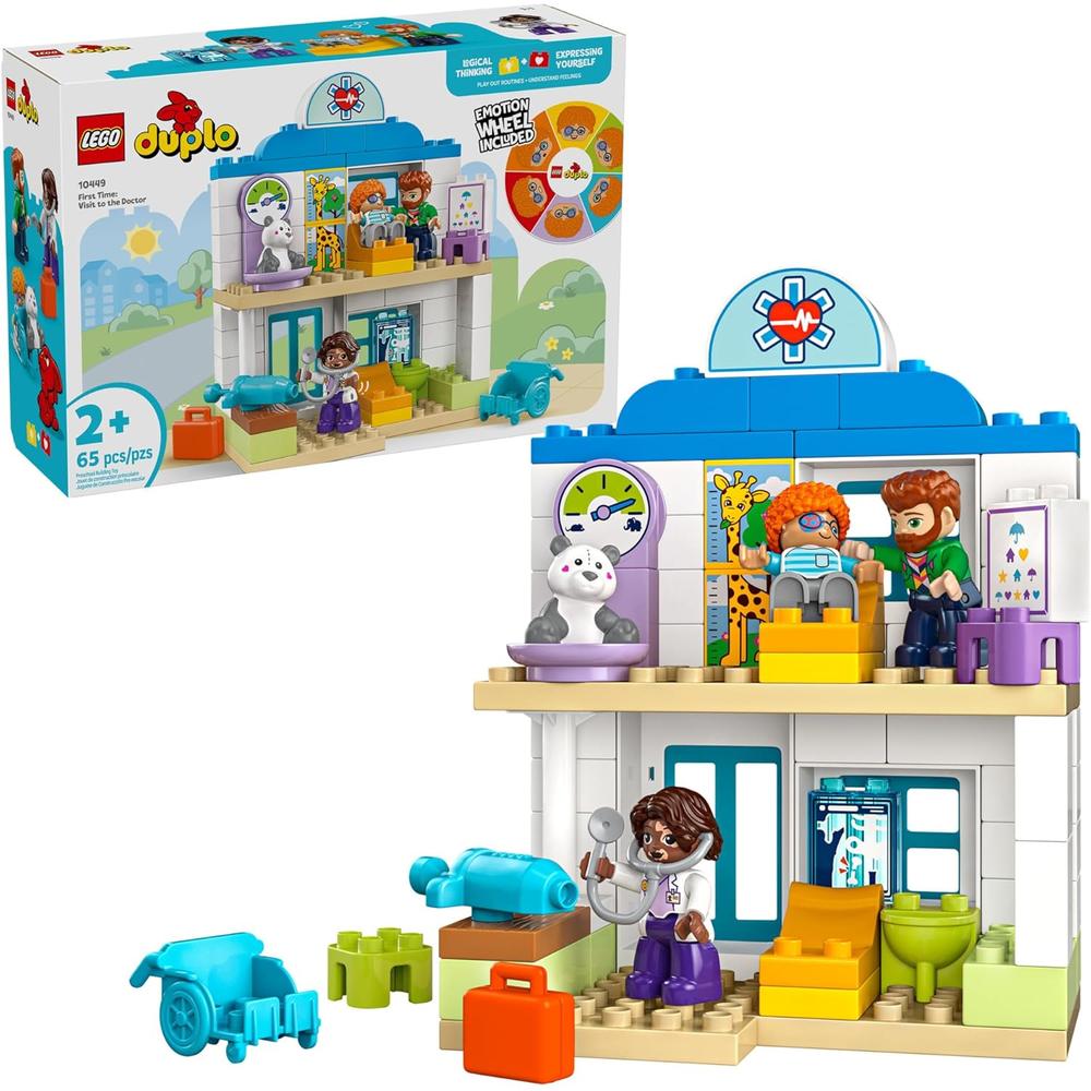 LEGO DUPLO TOWN PRIMERA VISITA AL CONSULTORIO MÉDICO, JUGUET