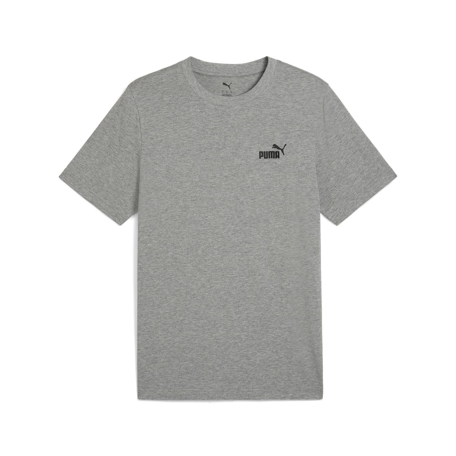 Polo Deportivo Puma Hombre 682534 03 Ess Small No. 1 Logo Tee Gris