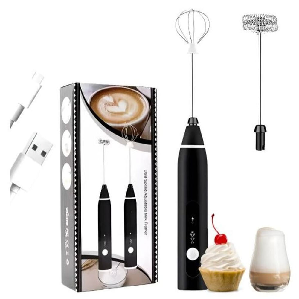 Batidor electrico espumador de mano Portatil