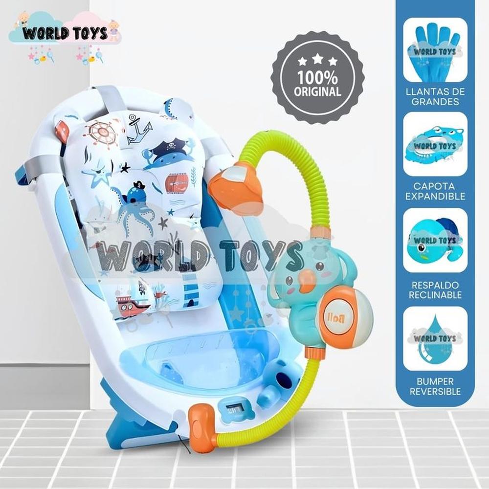 Bañera Plegable MEMO Blue