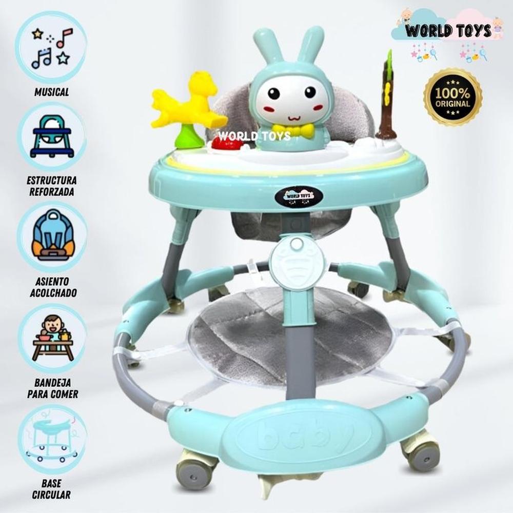Andador Plegable BUNNY KAWAIII Edición Limitada Turquesa