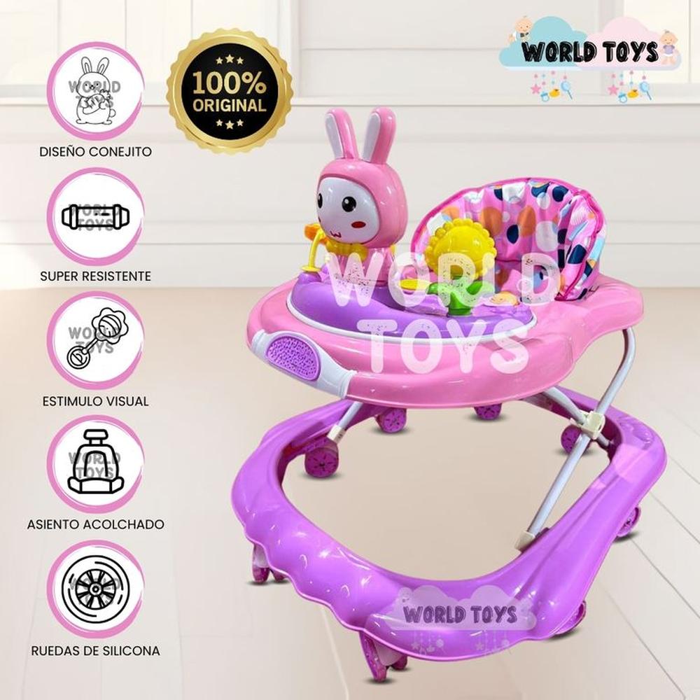 Andador Plegable BUNNY KAWAII Edición Limitada Light Pink